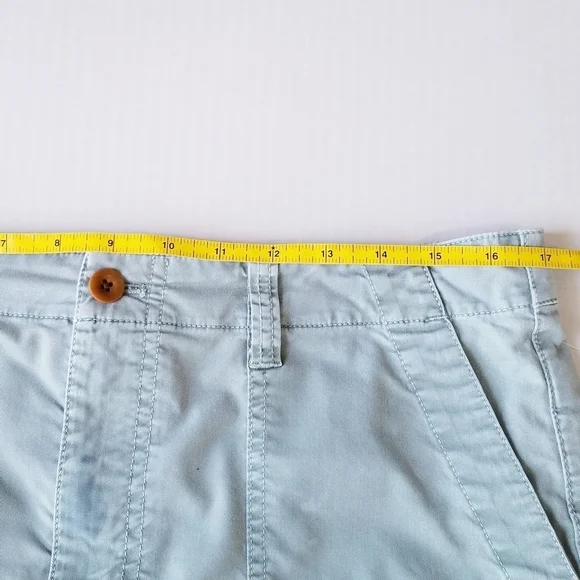 🌸 Madewell | Mint‎ Garment Dyed Cutoff Cotton Shorts 28 - Picture 6 of 13